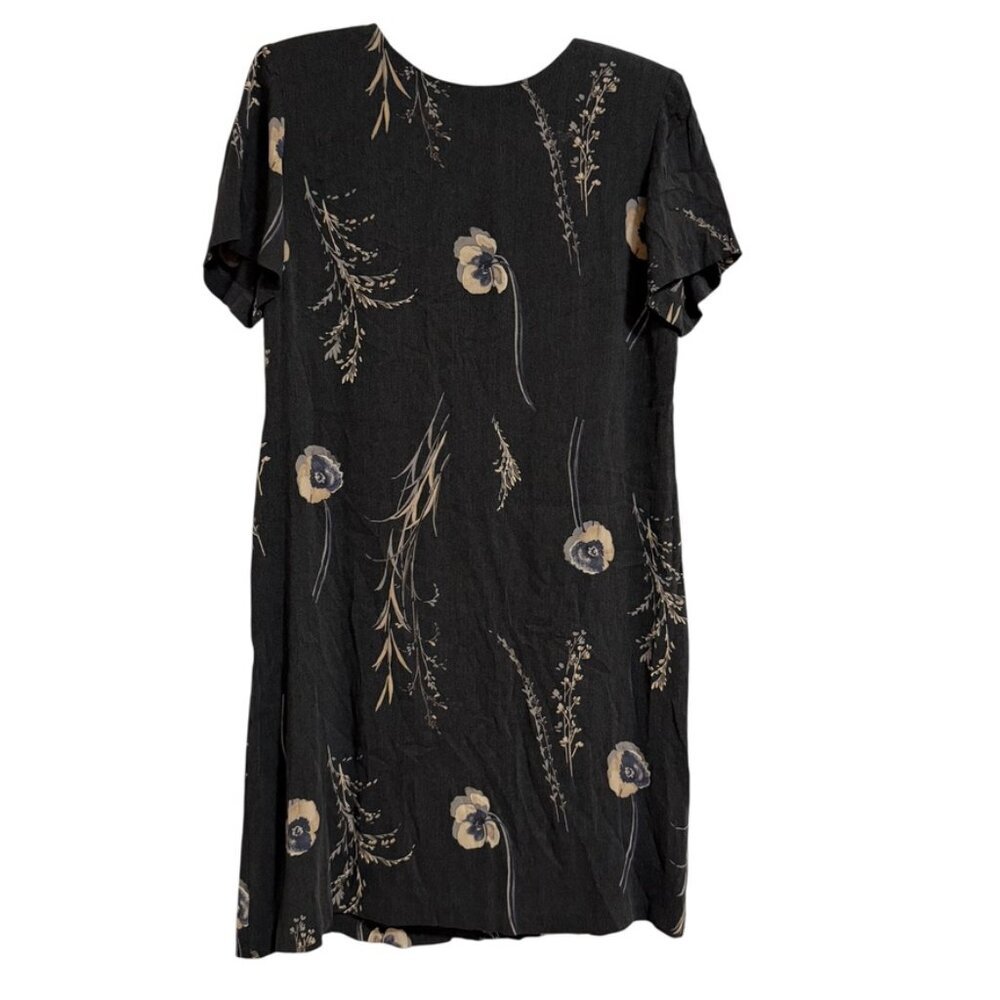 Talbots Dress SZ 14 Floral Fall Feminine